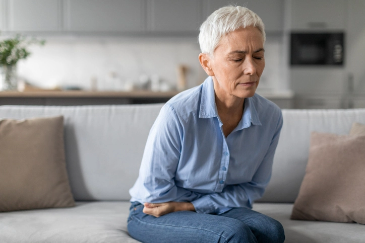 woman who suffers with UTI